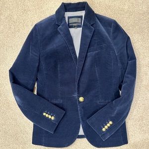 JCrew Navy Corduroy Blazer - Size 2